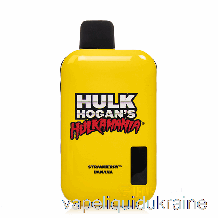 Vape Liquid Ukraine Hulk Hogan Hulkamania 8000 Disposable Strawberry Banana